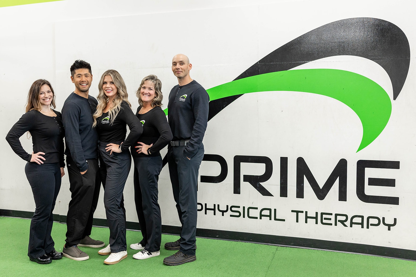 Dr. Samual Kim treats a patient at PRIME Physical Therapy clinic in Eldersburg, Maryland.